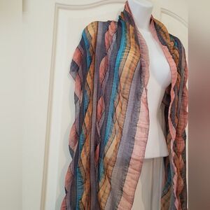 Multicolor Striped Scarf
